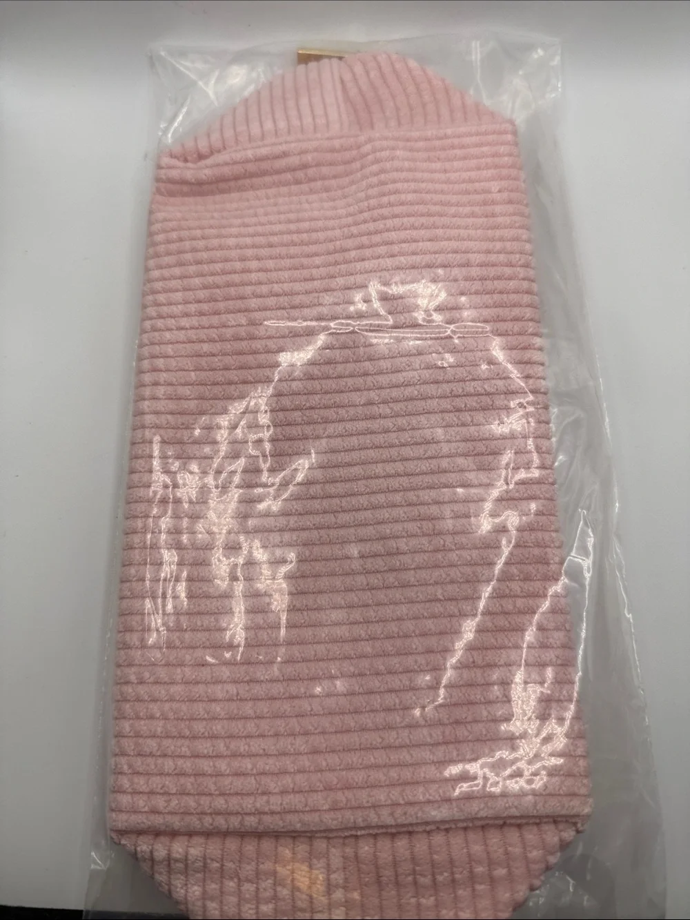 Tarte Pink Corduroy Cosmetic Bag